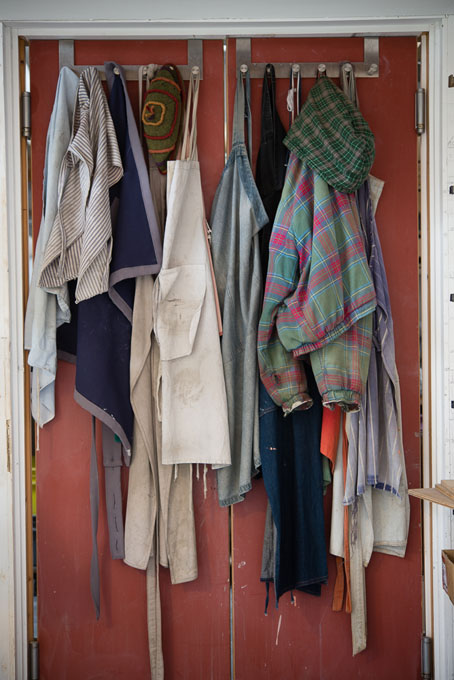 Micki Schloessingk in her studio 2016